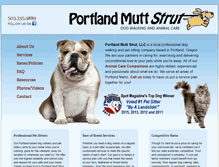 Tablet Screenshot of portlandmuttstrut.com